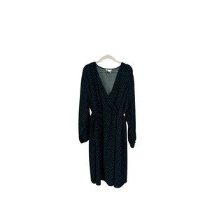 H&M maternity dress size XXL green empire waist holiday modest‎ event